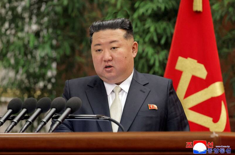 北韩指责美国及其盟友警告各界不要雇用北韩资讯科技人员，特意抹黑北韩形象。图为北韩领导人金正恩。（路透）