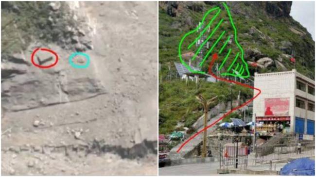 吉隆口岸只剩一处建筑 网民揭唯一逃生路径 吉隆口岸只剩一处建筑 网民揭唯一逃生路径