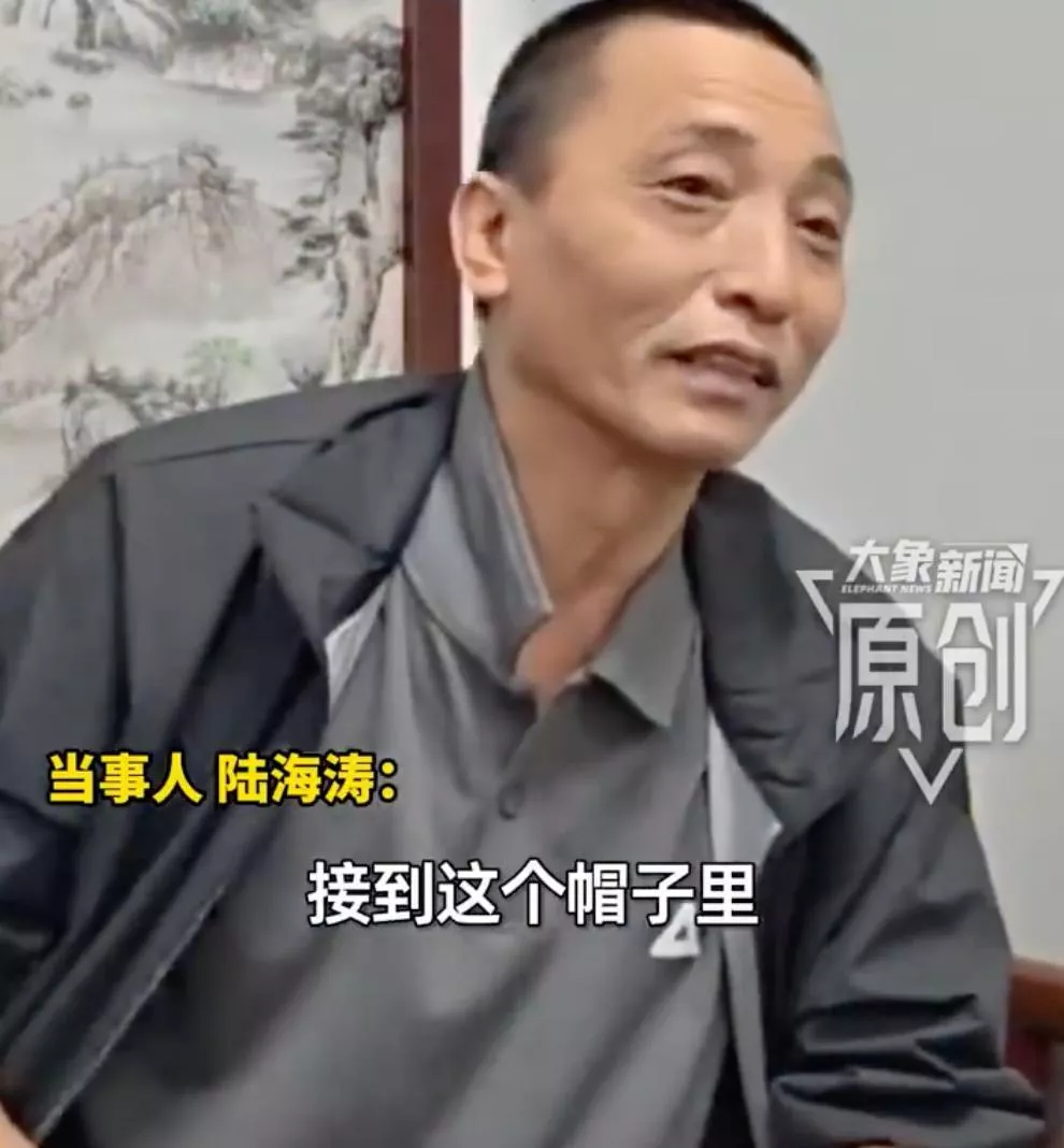 回国后的陆海涛(来源:大象新闻)